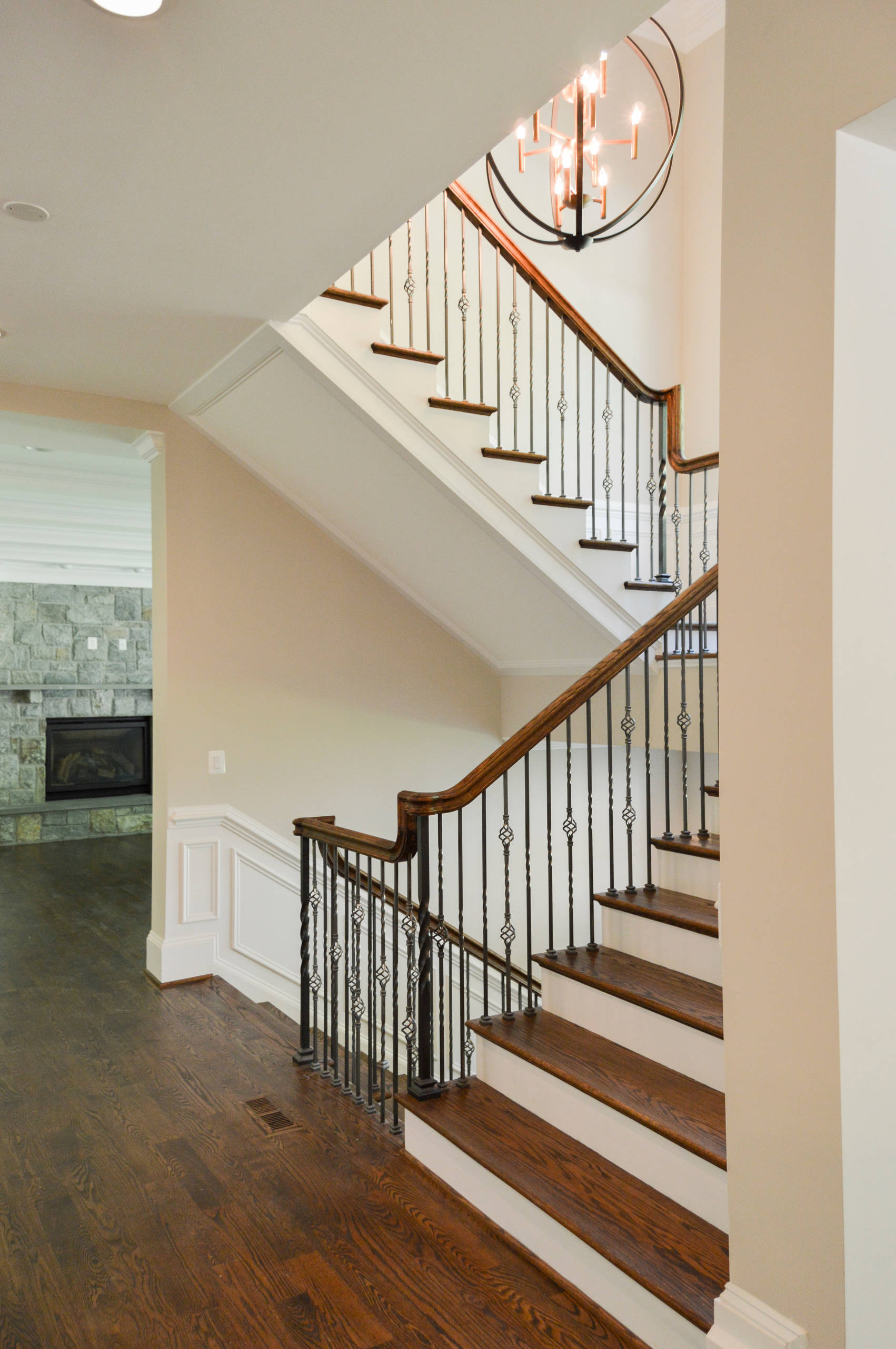 38_European Style Circular Balcony and Multi-level Staircase, Middleburg, VA 201