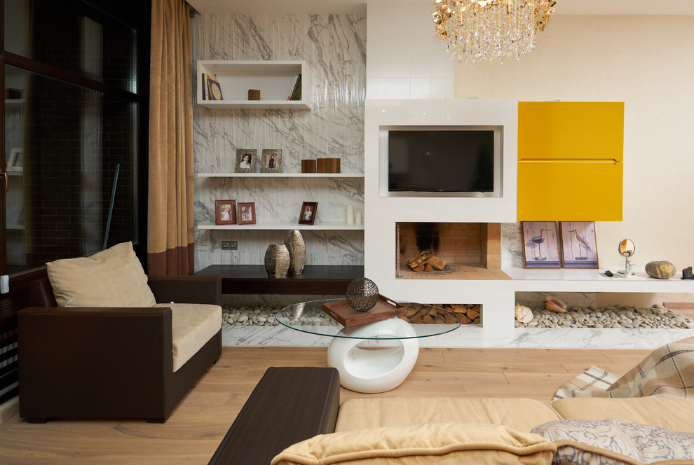 Композиция вокруг камина