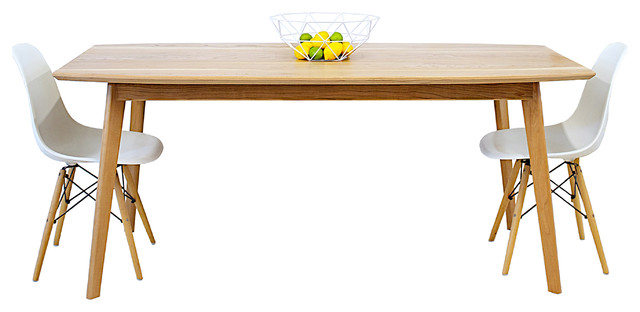 Moderncre8ve The Santa Monica Solid Cherry Dining Table Mid Solid Cherry Dining Table