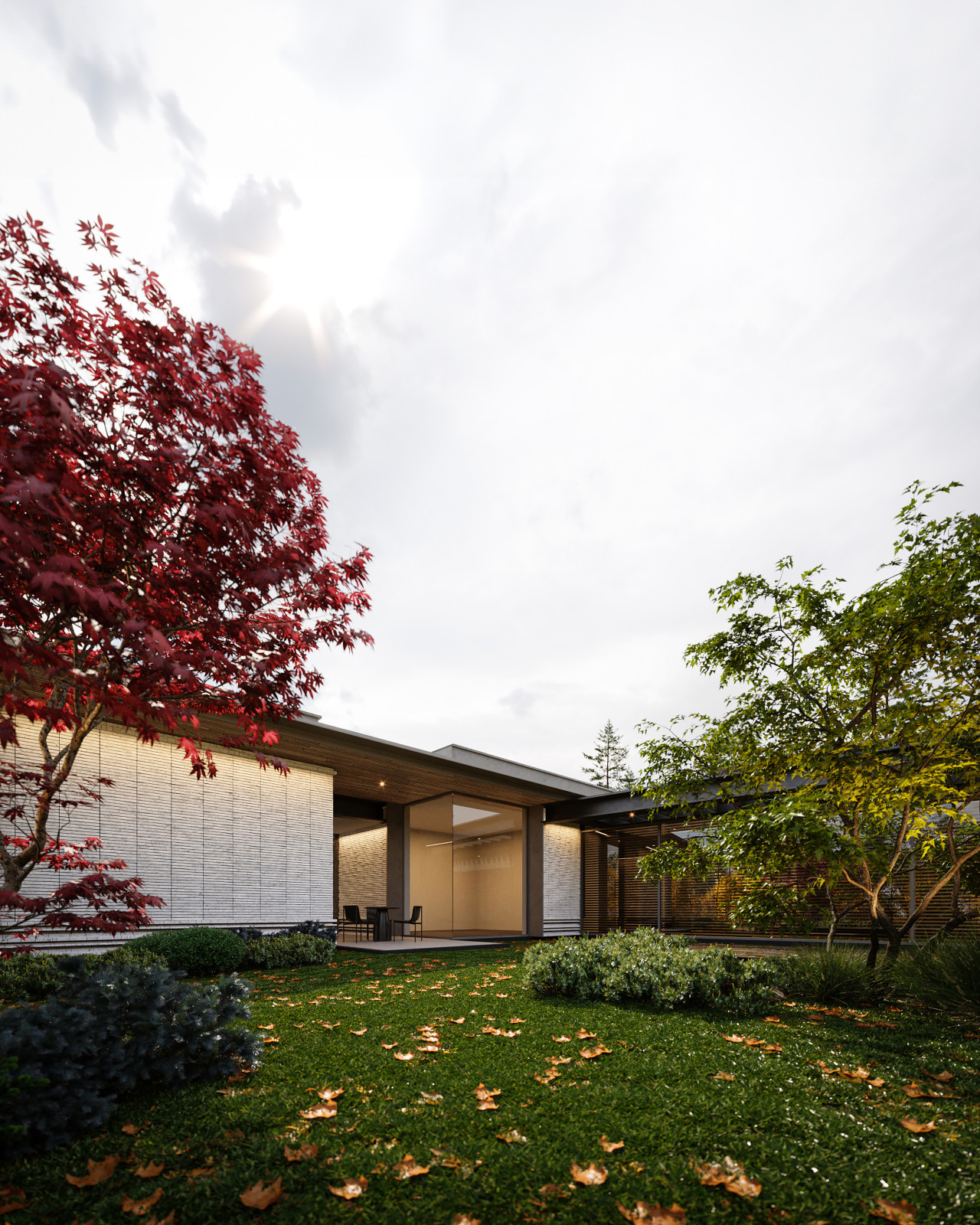 Introspective House рядом с Национальным парком «Лосиный Остров».