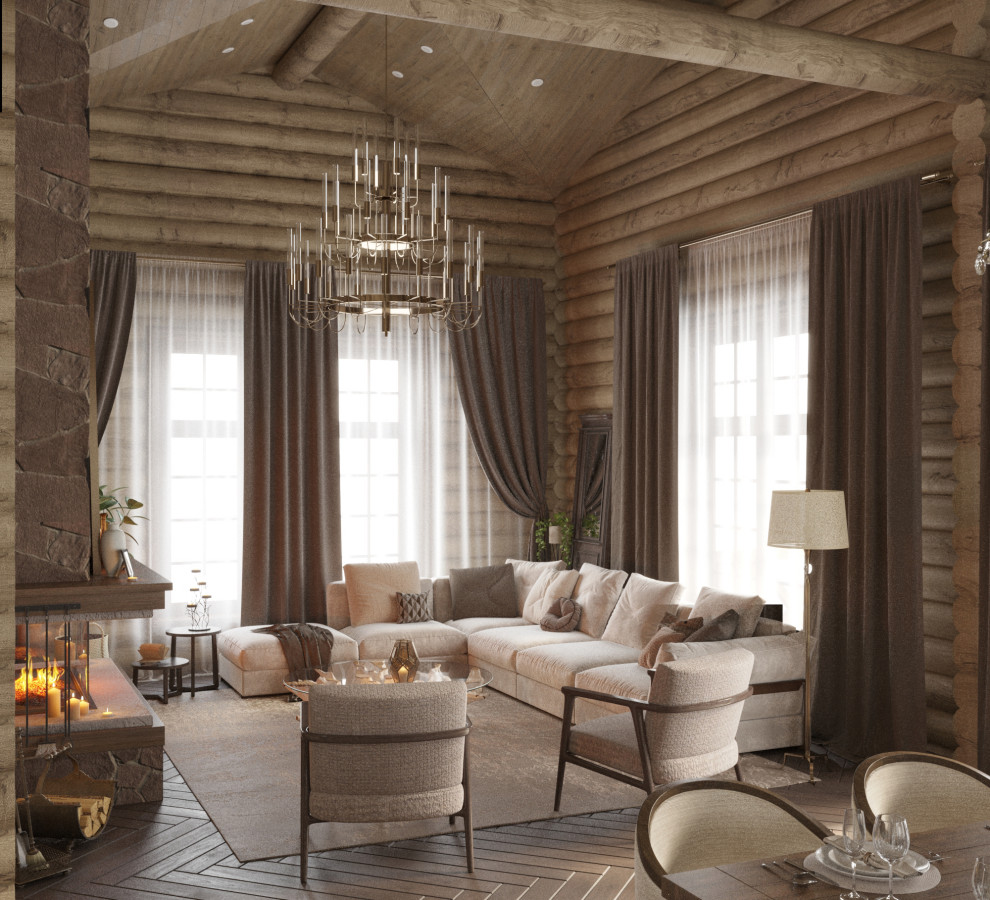 Дизайн интерьера дома 125 кв.м.