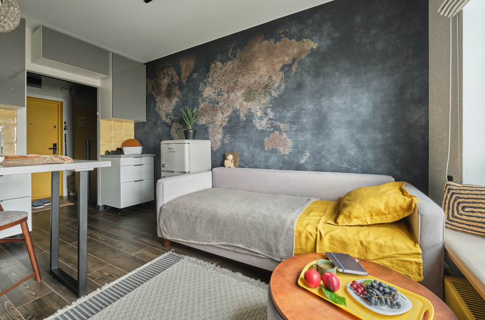 Интерьерная съёмка студии 19 кв.м. на Братиславской (Москва)