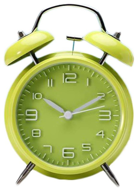 Cute Alarm Clock Stylish Silent Bedside Alarm Clock Midcentury Alarm Clocks By Blancho Bedding Houzz