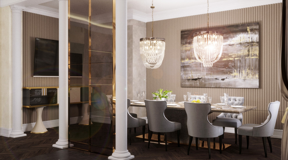 Роскошный интерьер загородного дома