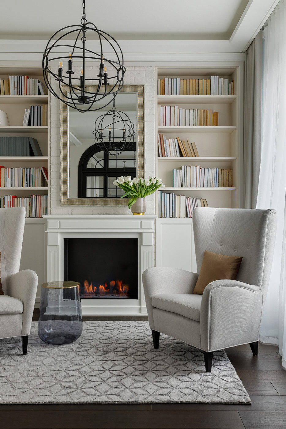 Реализованный проект квартиры 240м², ЖК Смольный проспект