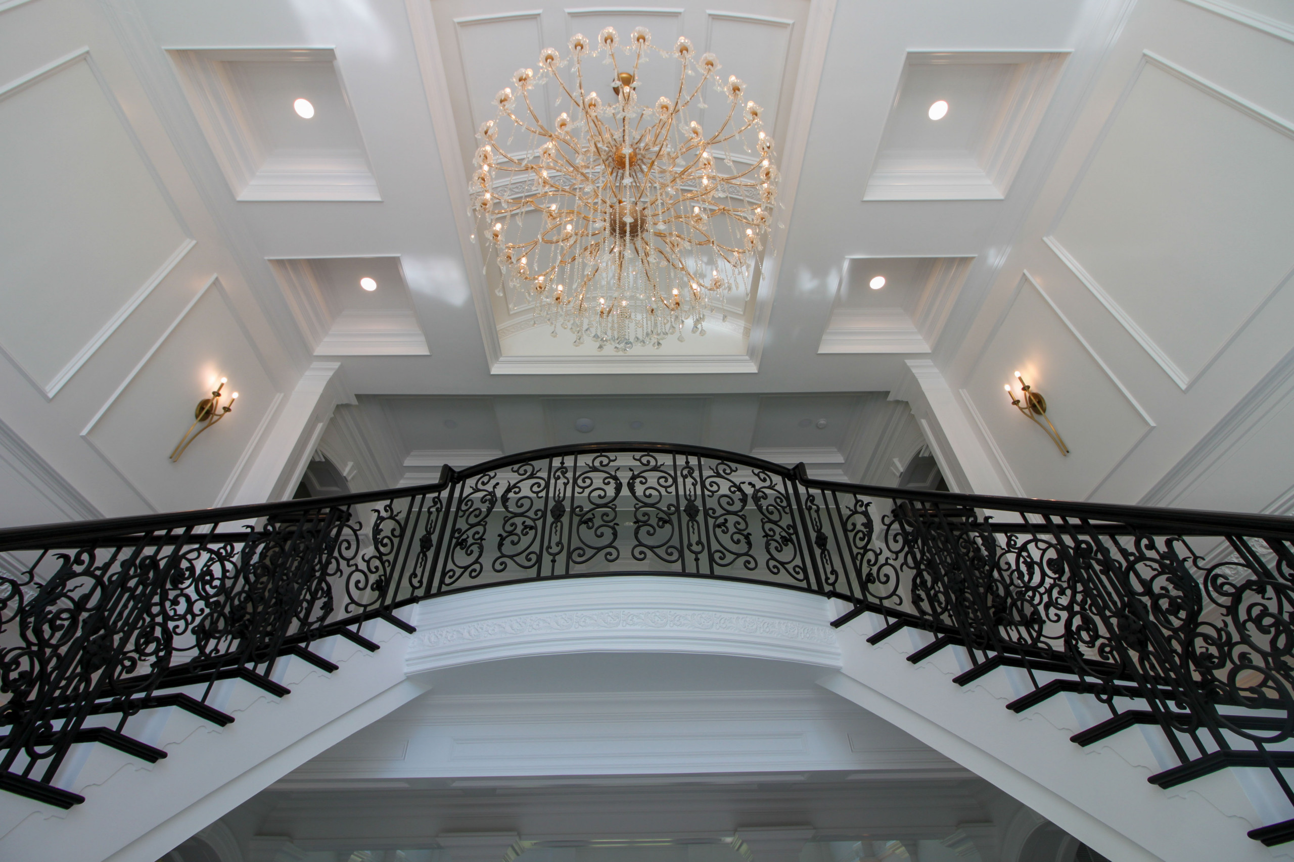 92_Grand Double Staircase in Exquisite Custom Home, Great Falls VA 22066