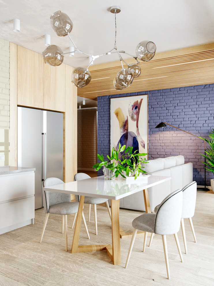 Кухня-гостиная в ЖК "Ньютон"