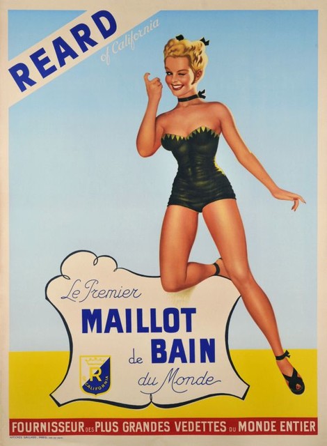 Le premier maillot de bain du monde - Vintage Poster