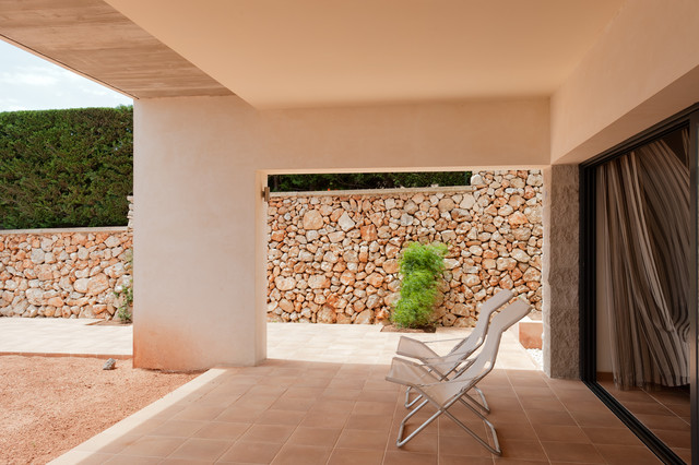 Menorca middelhavsstil-terrasse