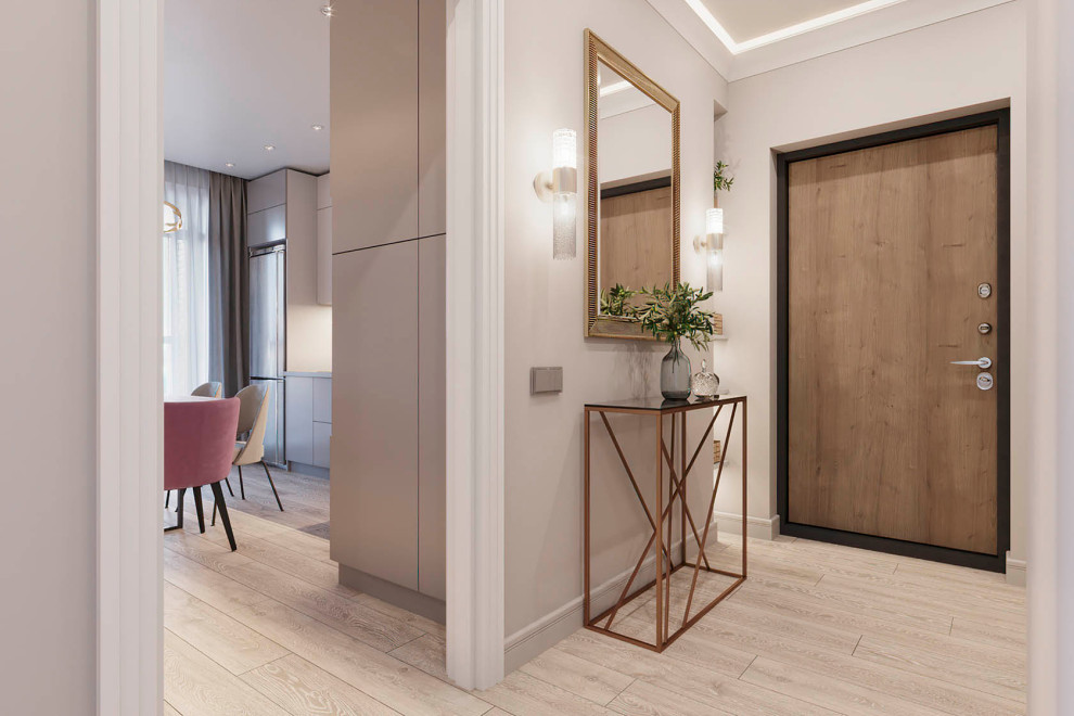 Интерьер квартиры в кремовых тонах