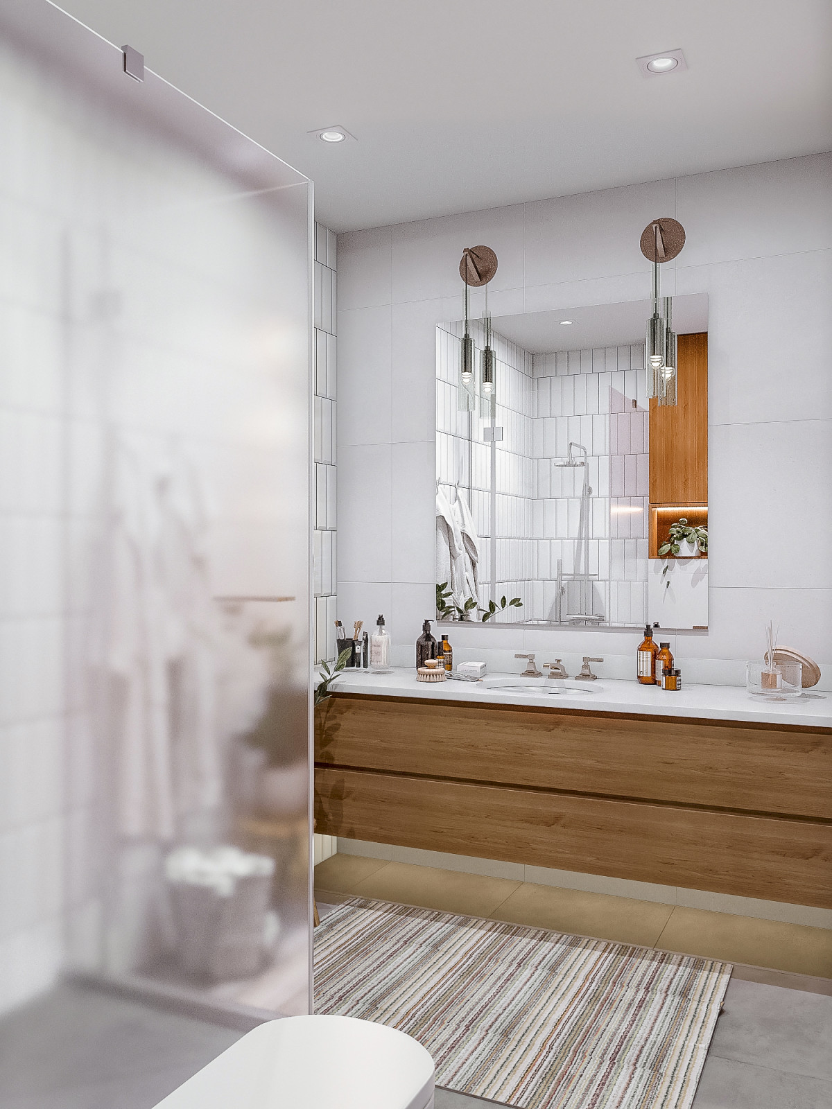 Светлая квартира в скандинавском стиле