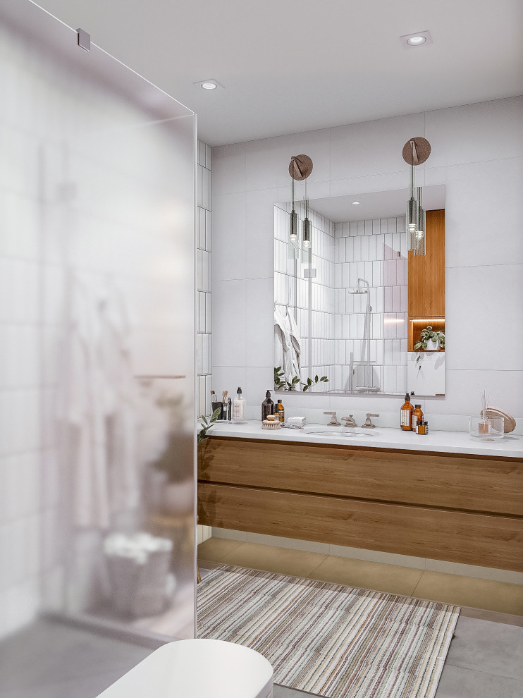 Светлая квартира в скандинавском стиле