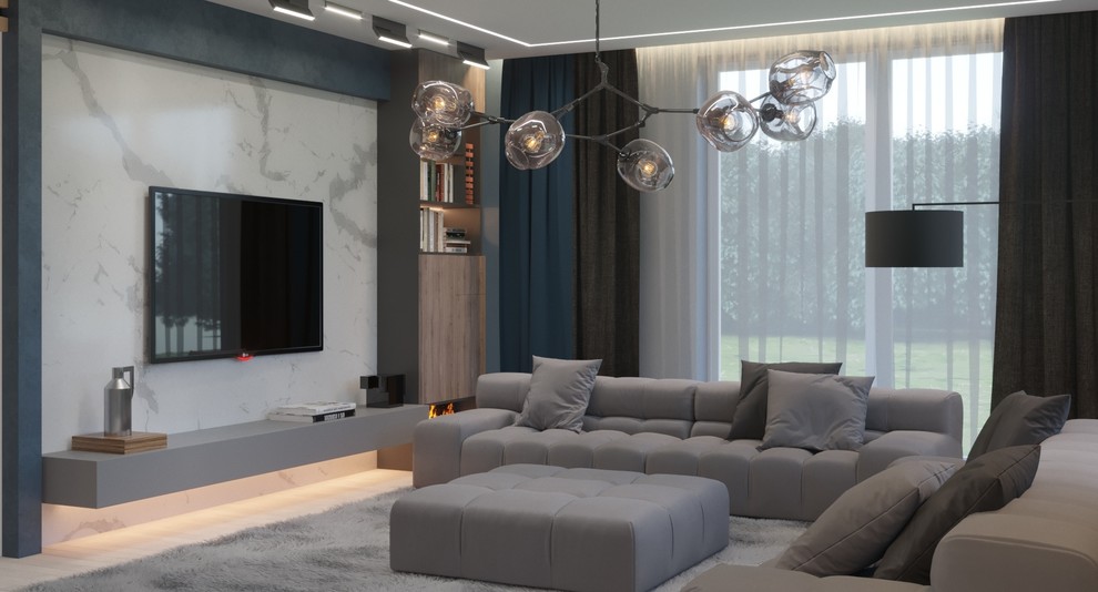 Проект загородного дома в современном стиле