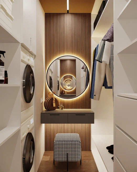 Ремонт квартиры в стиле неоклассика для молодой девушки