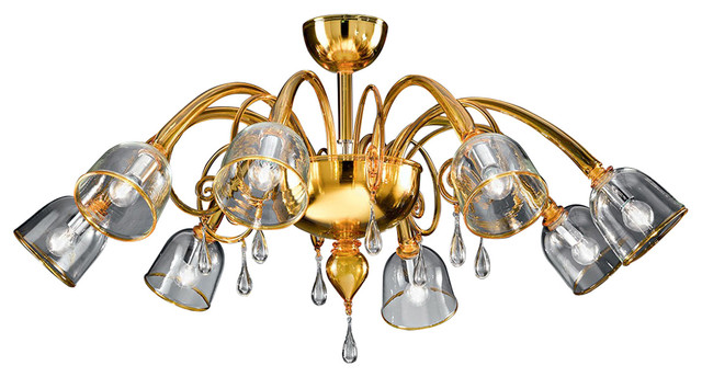 Duncan Murano Glass Ceiling Light