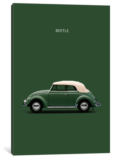 "1953 Volkswagen Beetle" by Mark Rogan, Canvas Print, 18"x12"