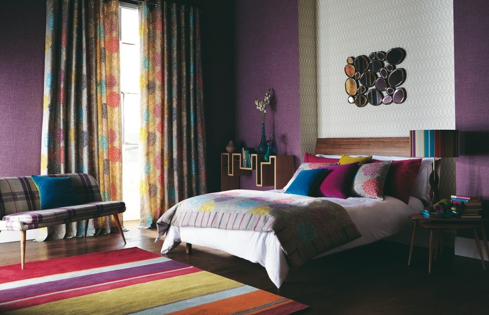 Фото ярких современных ковров в интерьере