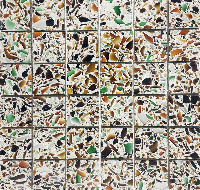 12 X12 Recycled Gl Mosaic Tiles For Backsplash Alehouse Amber 12 X12 Recycled Gl Mosaic Tiles For Backsplash Alehouse Amber Modern Tile By Vetrazzo