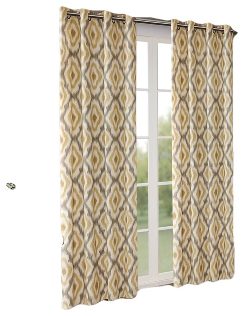 Ankara Cotton Printed Panel Contemporary Curtains By Bunnyberry