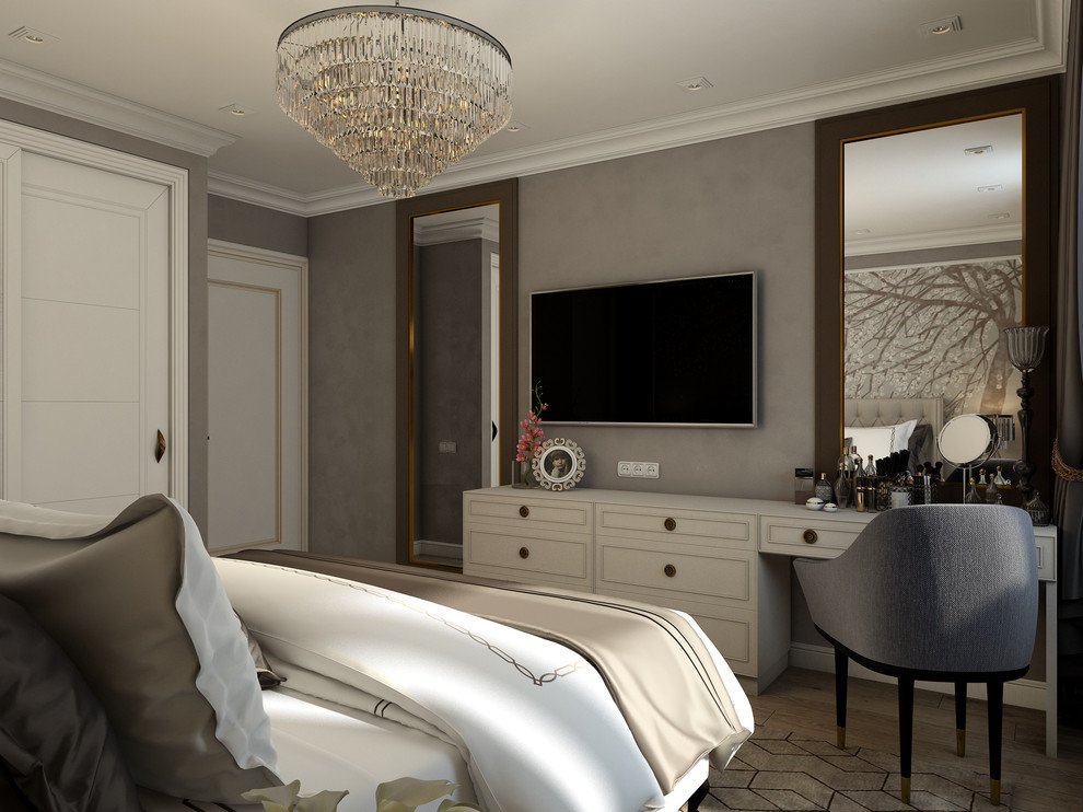 Дизайн спальни в классическом стиле