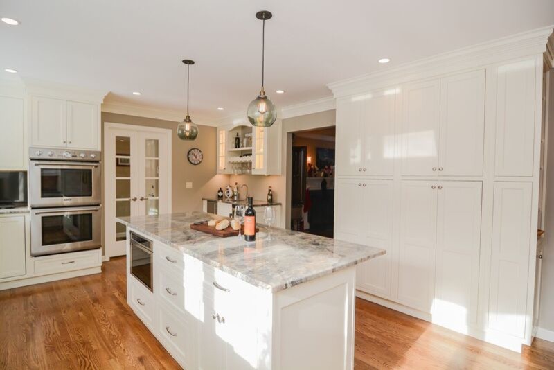 Inspiration for a transitional kitchen remodel in Boston