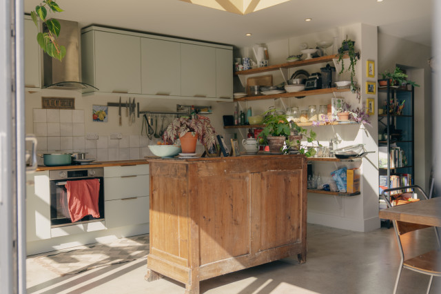 Modern Open-Plan Living Transformation country-kitchen
