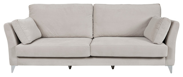 Arles Contemporary Sofa, Bone, 2-Seater