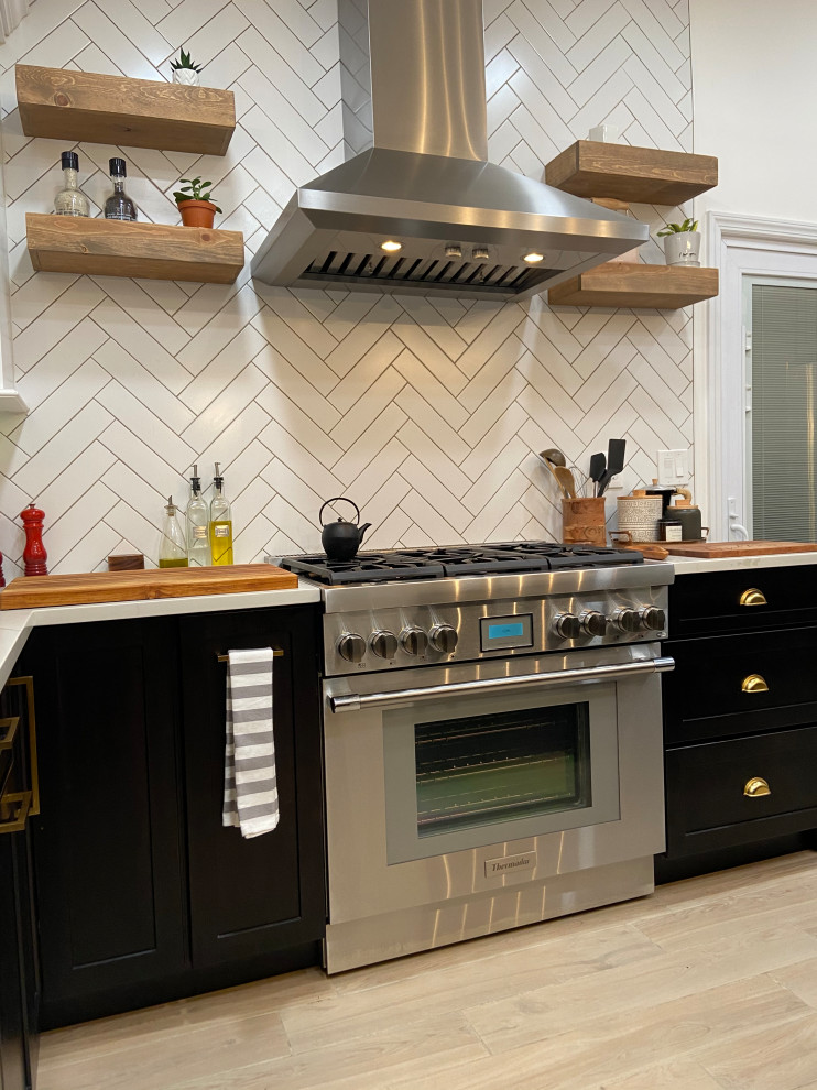 Black and White Kitchen Remodel