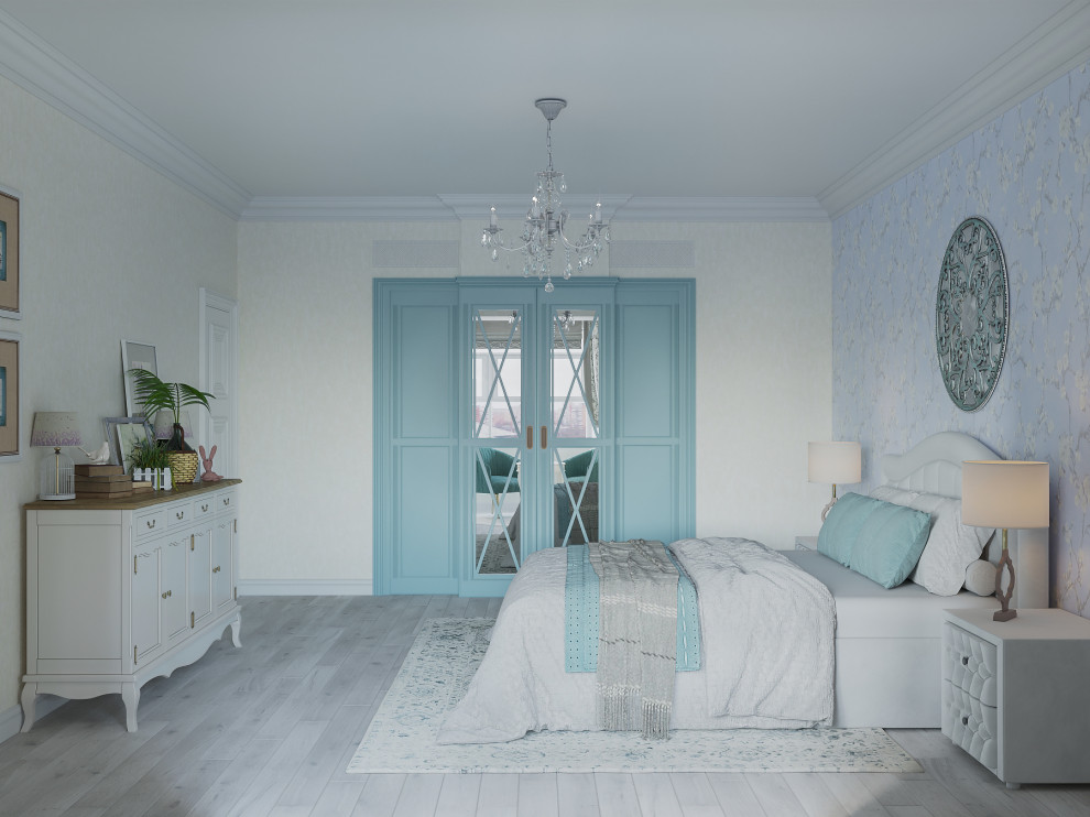 Дизайн интерьеров спальни в г. Нижний Новгород в ЖК Пражский квартал