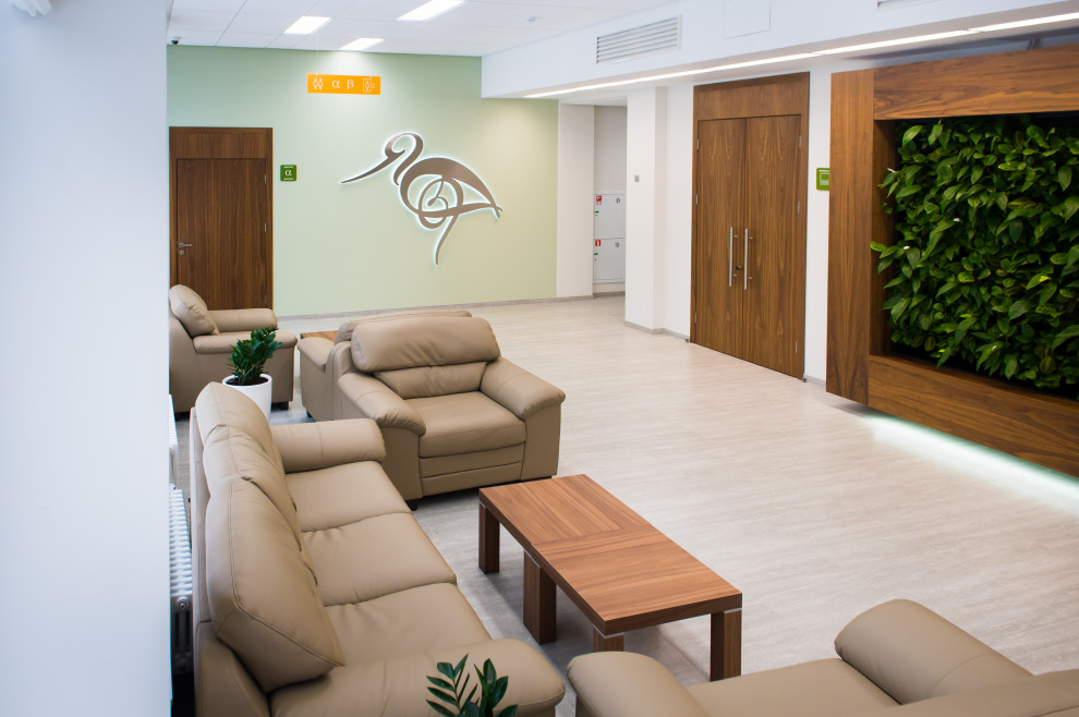 Холл и аудитория