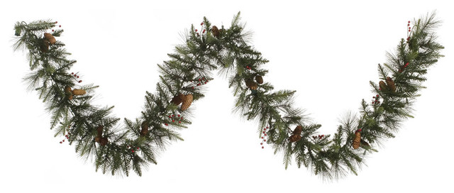 9' Vallejo Mix Berry Garland, Unlit