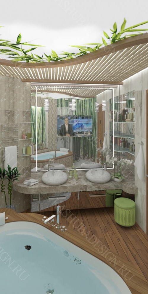 квартира с современным интерьером