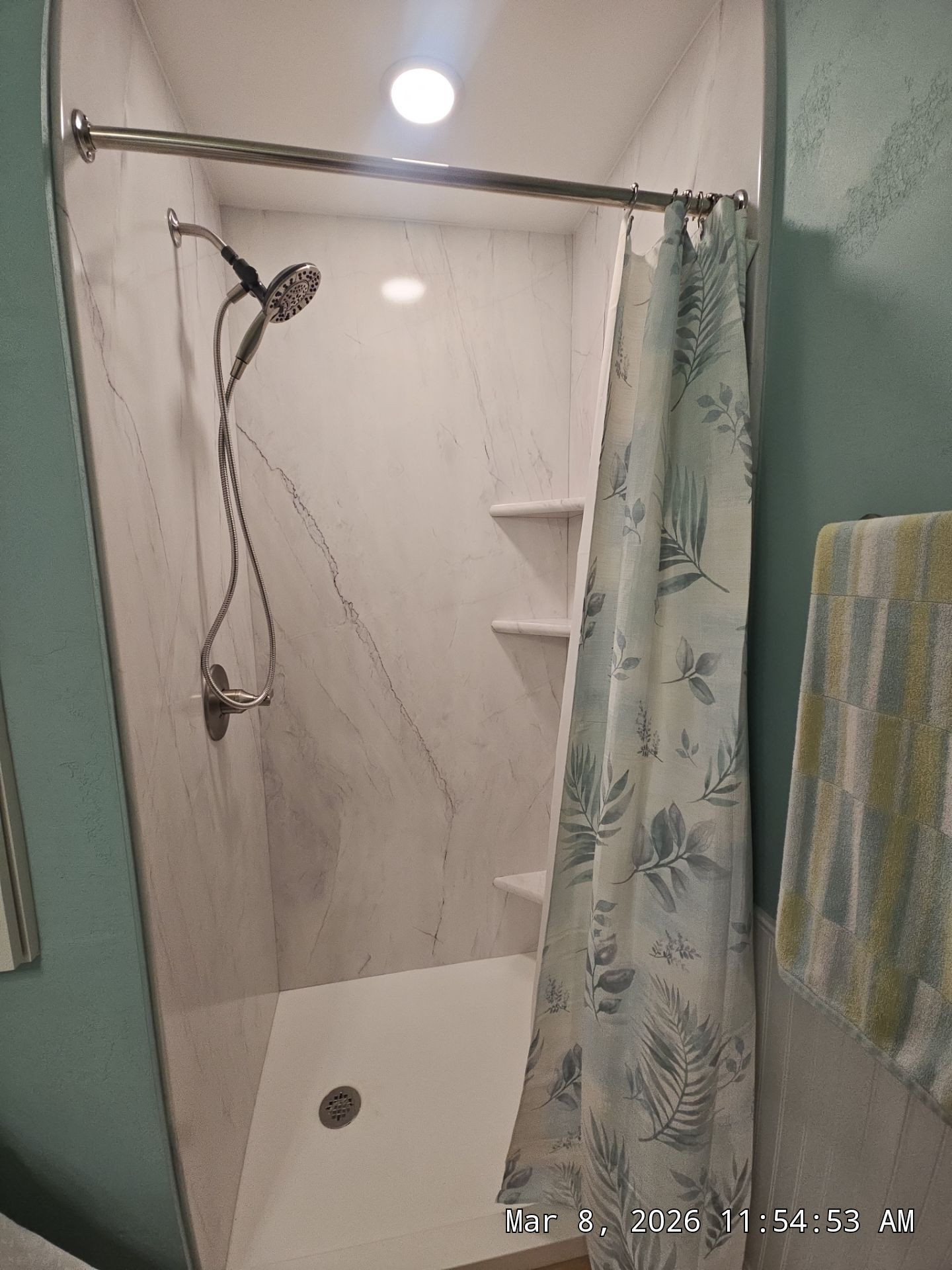 Acrylic shower system