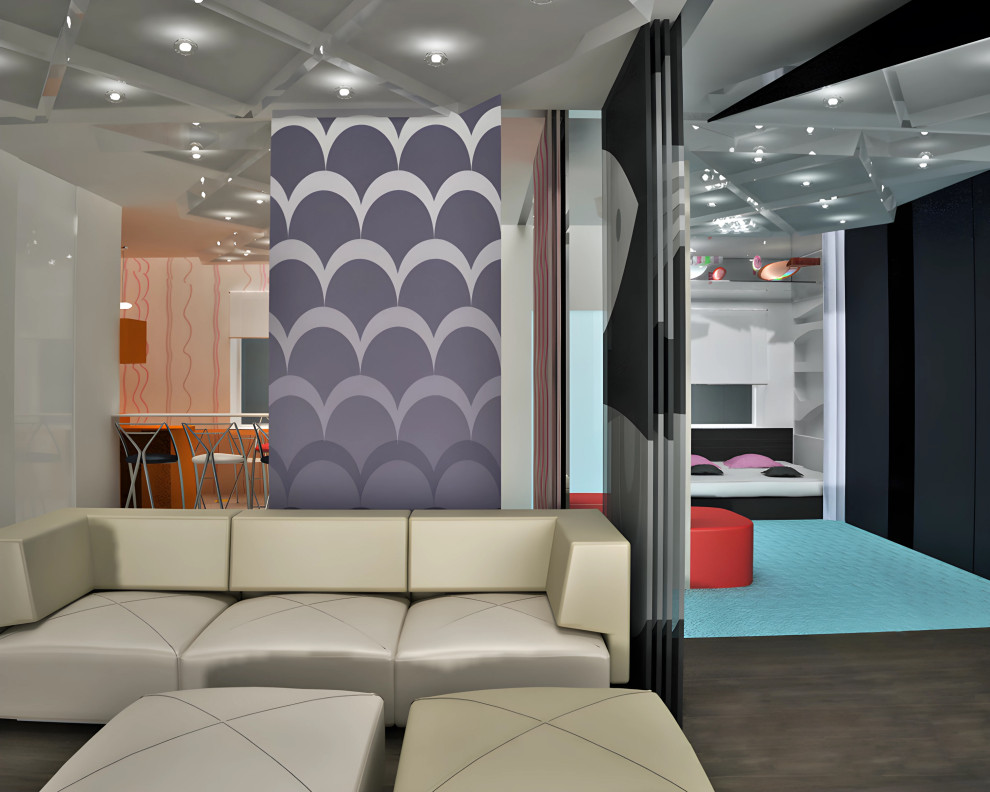 Дизайн проект интерьера квартиры в ЖК "Парадный Квартал"