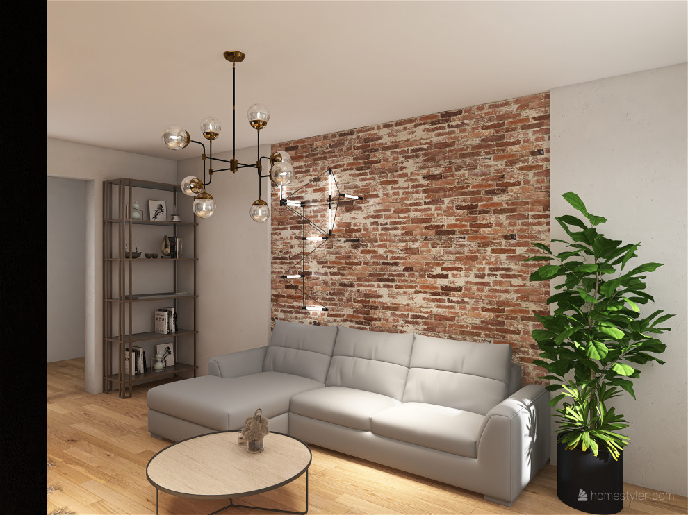 Квартира для холостяка в стиле лофт