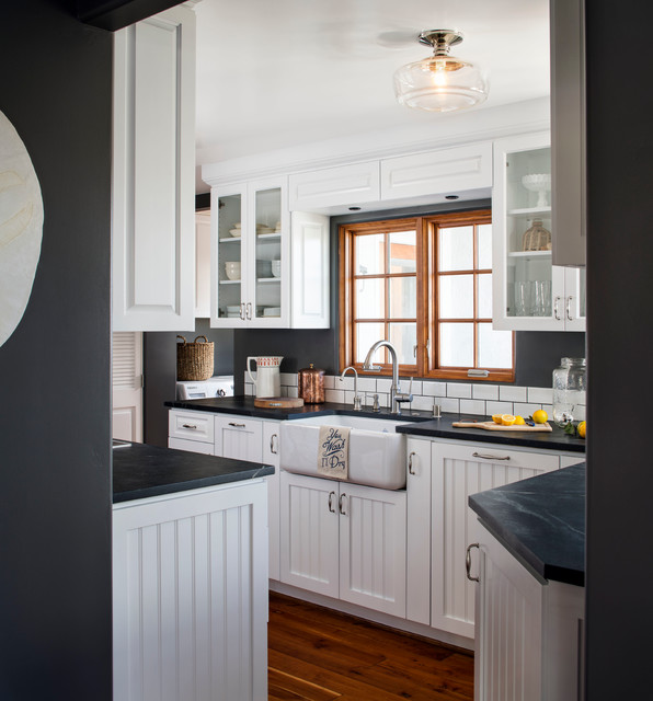 La Jolla Beach Cottage coastal-kitchen