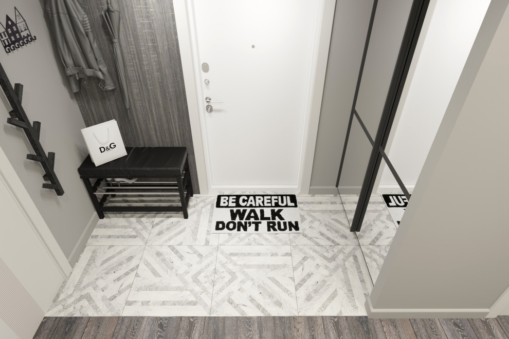 Двухкомнатная квартира 60 м2 в современном стиле в ЖК "Дмитровский Парк"