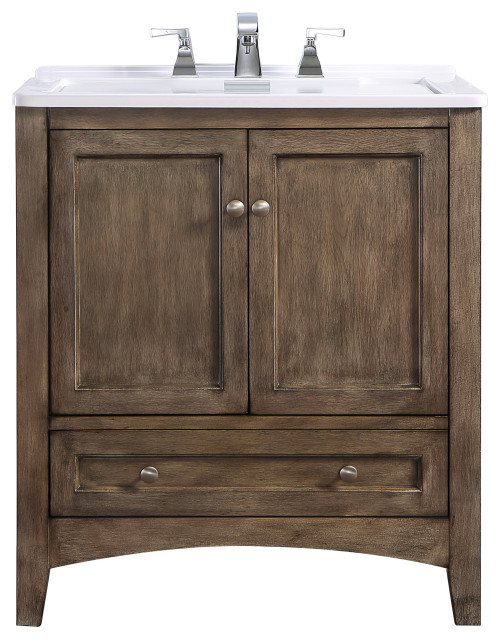 Stufurhome Delia 30" Laundry Utility Sink Transitional Bathroom
