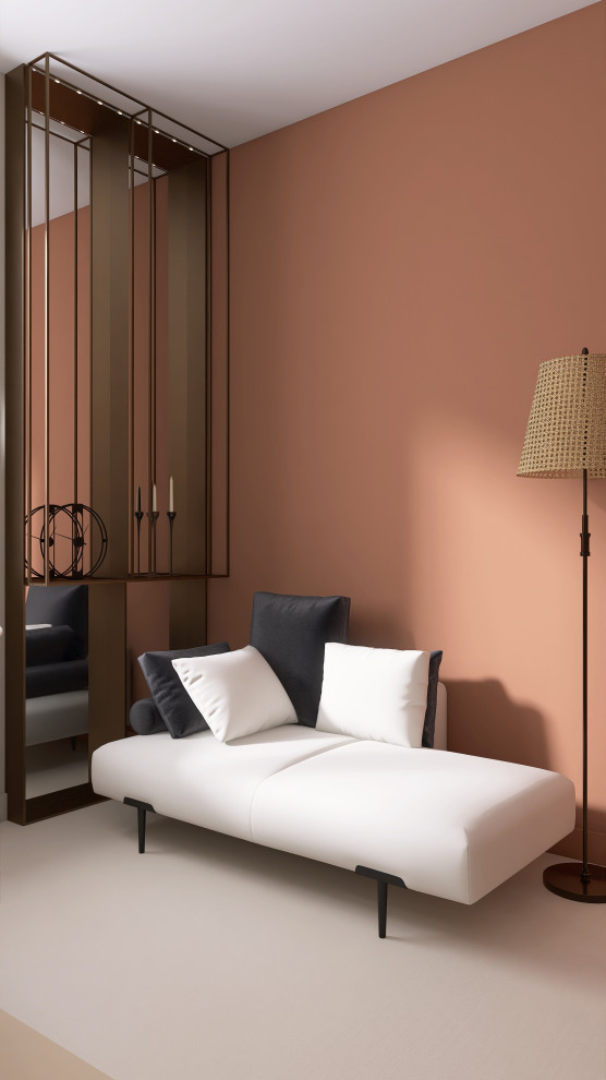 Студия 25 метров с спальней гостиной и кухней