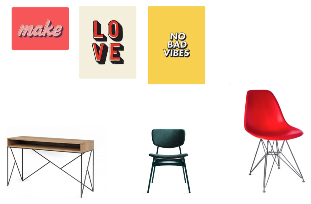 Мини-отель. Mood boards, развертки