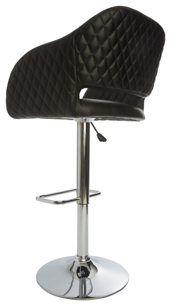 Kimberly Quilted Vanity Stool Contemporary Vanity Stools And