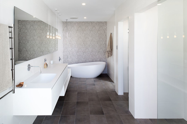 Perth Bathrooms: Floreat  Contemporary  Bathroom  Perth  by Retreat Design Perth Bathrooms: Floreat  Contemporary  Bathroom  Perth  by Retreat Design