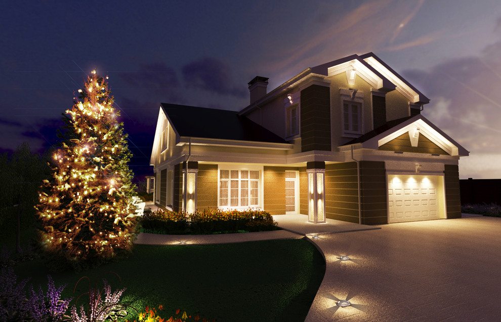 Освещение загородного дома