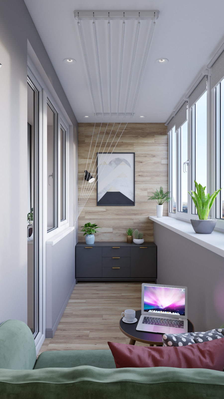 Дизайн трехкомнатной квартиры Днепр