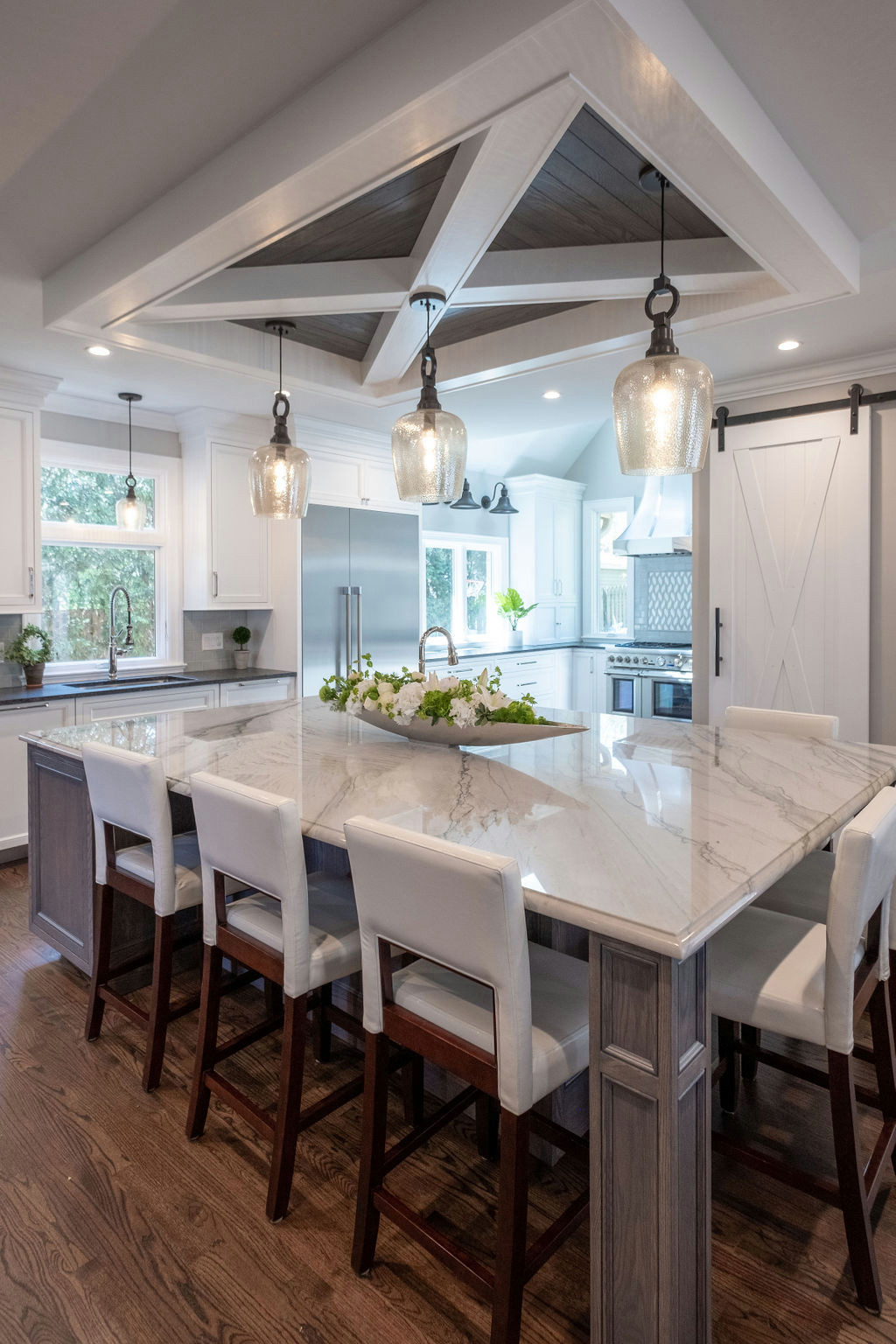 Modern Farmhouse Kitchen and Home Bar