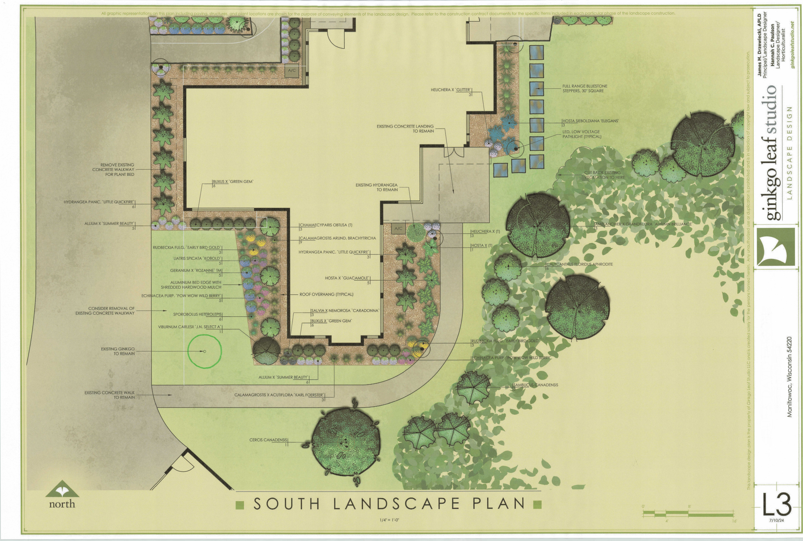 Mid-Century landscape makeover - Manitowoc, WI