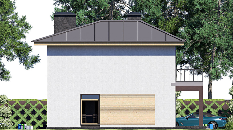 Проект двухэтажного дома 9х12 м S146м2 F-17981