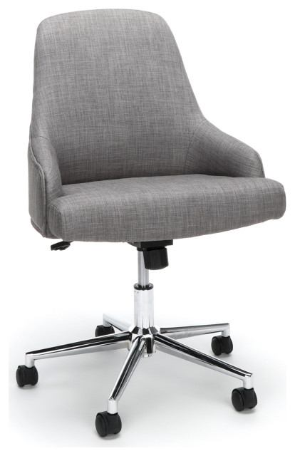 Essentials ofm upholstered home office desk chair Clearance
