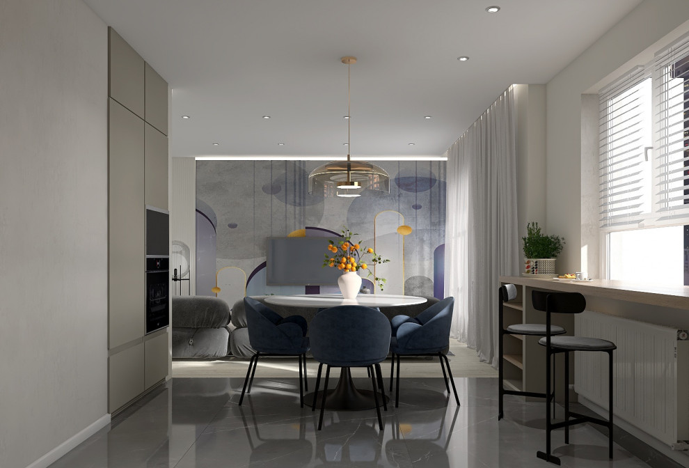 Трехкомнатная квартира в современном стиле