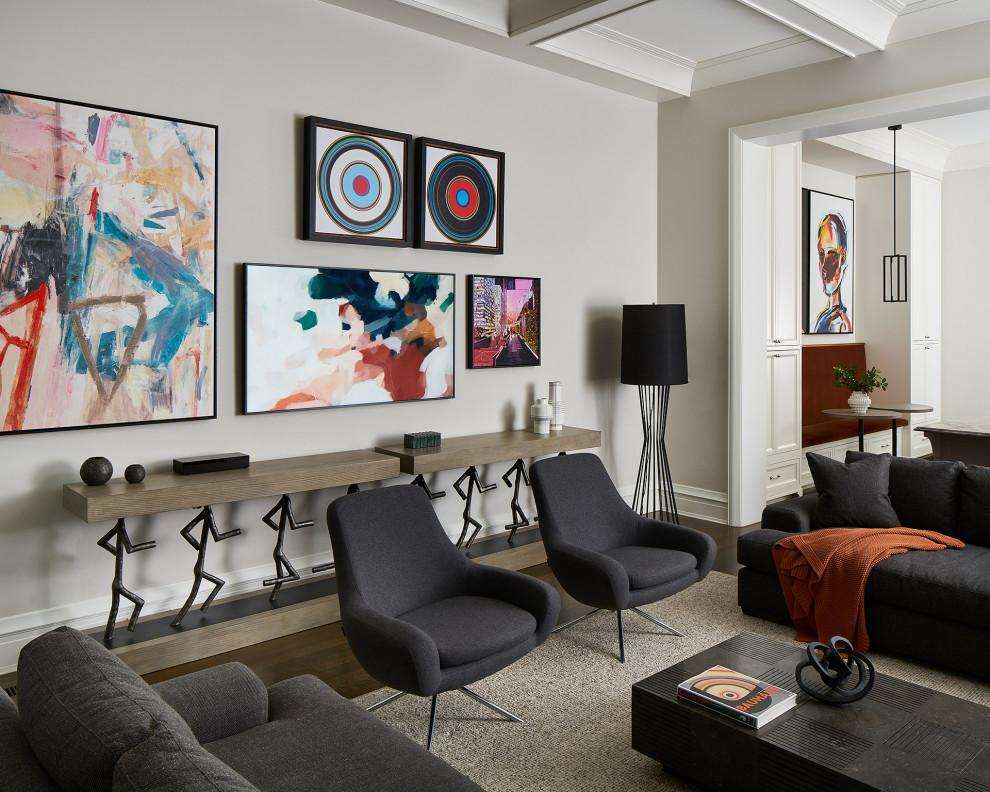 Lincoln Park Luxury - Contemporary - Family Room - Chicago - by Dan Rak ...